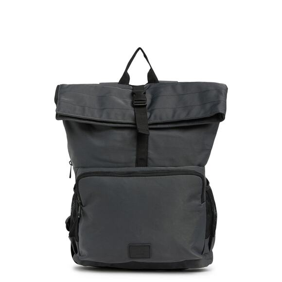 Duchamp Lightweight Gray Foldover Backpack - Picture 11 of 11